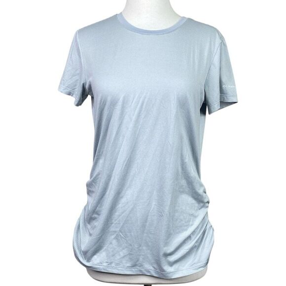 Columbia Short Sleeve Top Ruched Side Size Medium - Picture 1 of 4